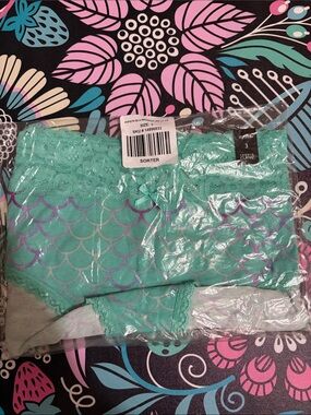 torrid Mint Green Lace Mermaid Cheeky Panty